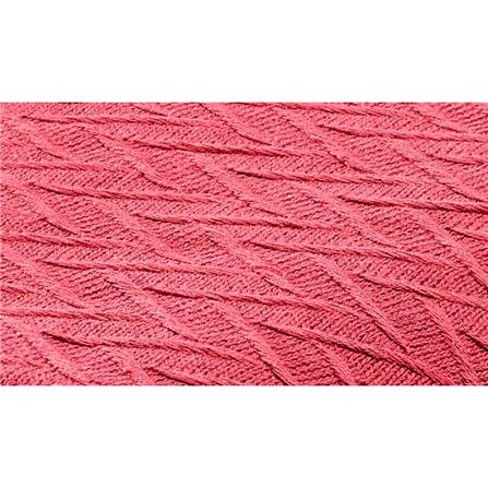 NORDIC HOME MOROCCO KNITTED BLANKET 150X200CM CARDINAL RED
