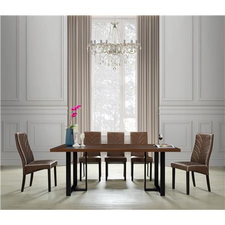 DINING TABLE METAL FRAME ELITE 1.5 BLK