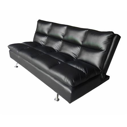 SOFA BED FURDINI MUFFIN PU BLACK [EXCLUSIVE FROM HOMEPRO THAILAND]