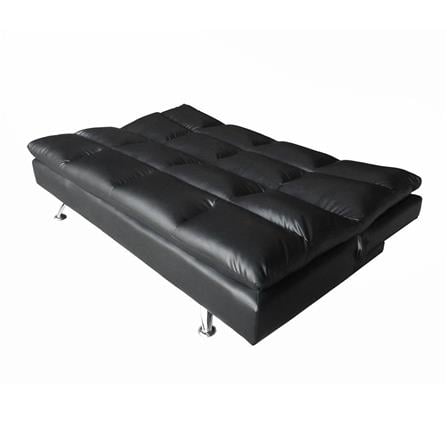 SOFA BED FURDINI MUFFIN PU BLACK [EXCLUSIVE FROM HOMEPRO THAILAND]
