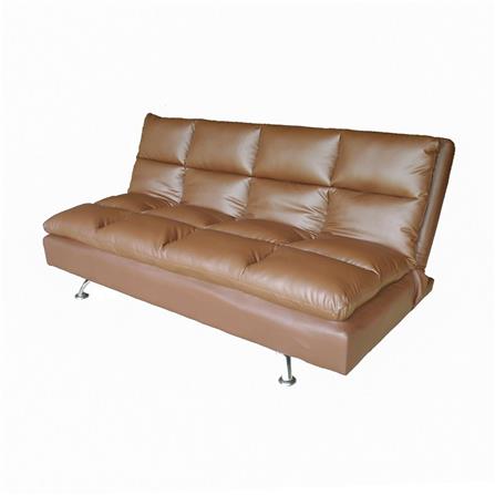 SOFA BED FURDINI MUFFIN PU BROWN [EXCLUSIVE FROM HOMEPRO THAILAND]