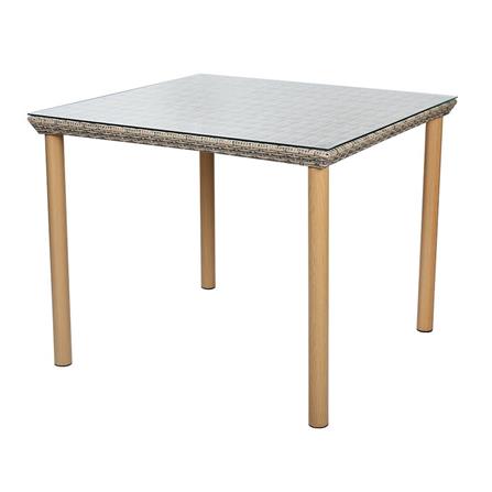 4-SEAT PE RATTAN PATIO SET SPRING HOLLY LIGHT GREY [EXCLUSIVE FROM HOMEPRO THAILAND]