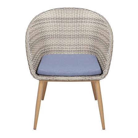 4-SEAT PE RATTAN PATIO SET SPRING HOLLY LIGHT GREY [EXCLUSIVE FROM HOMEPRO THAILAND]