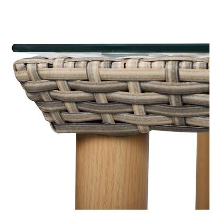 4-SEAT PE RATTAN PATIO SET SPRING HOLLY LIGHT GREY [EXCLUSIVE FROM HOMEPRO THAILAND]