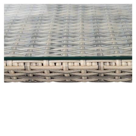 4-SEAT PE RATTAN PATIO SET SPRING HOLLY LIGHT GREY [EXCLUSIVE FROM HOMEPRO THAILAND]