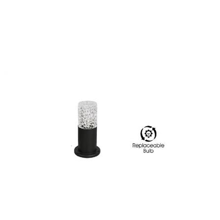 YETPLUS BOLLARD P2105 E27 BLACK H25