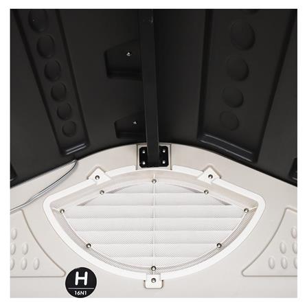 STORAGE SHED WITH CLEAR TOP PANELS SPRING EVEREST N1A1 197X129CM [EXCLUSIVE FROM HOMEPRO THAILAND]