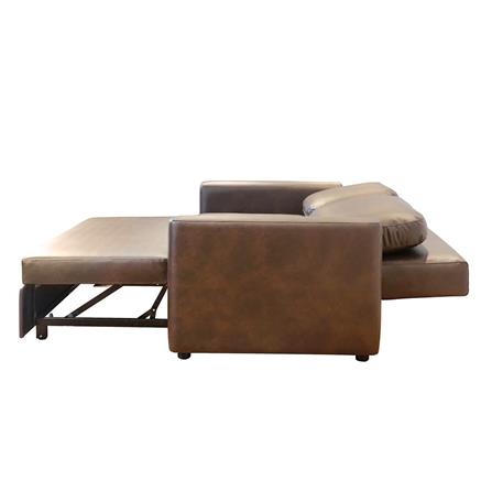 SOFA BED FURDINI YORK DARK BROWN [EXCLUSIVE FROM HOMEPRO THAILAND]