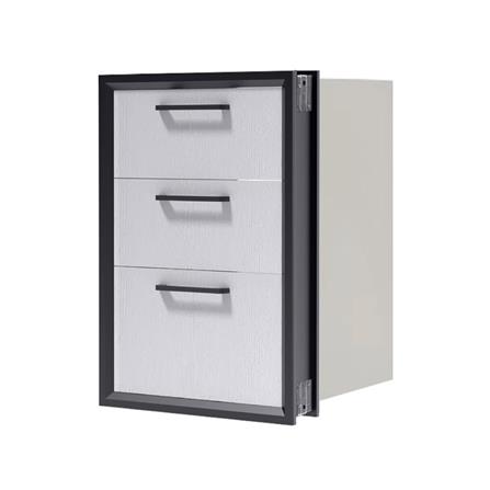 3-TIER DROP-IN DRAWER CABIN HARVIN 45.5X65.5CM GREY [EXCLUSIVE FROM HOMEPRO THAILAND]