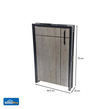 GAS TANK DOOR CABIN CHIC 49.5X75CM GRAY [EXCLUSIVE FROM HOMEPRO THAILAND]
