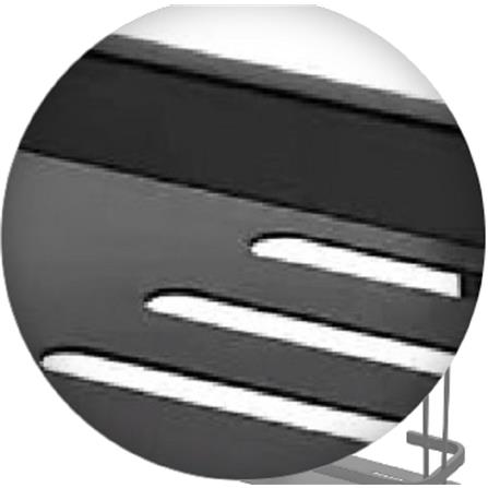 CABANA BATH RACK DOUBLE SHELF CB782-BL BLACK STAINLESS STEEL