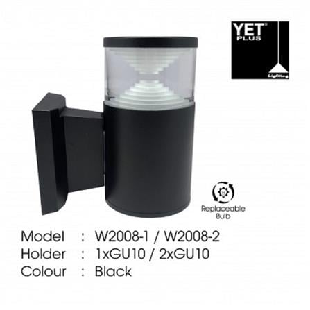 YETPLUS WALL OUTDOOR W2008-1 GU10 WARM WHITE (3000K)