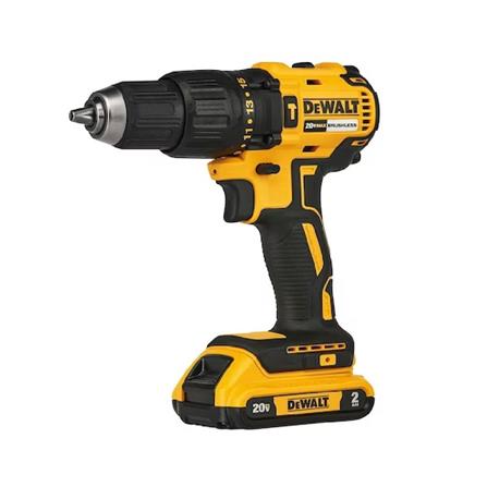 DEWALT CORDLESS 20V BRUSHLESS HAMMER DRILL (BATTERY INCLUDED)