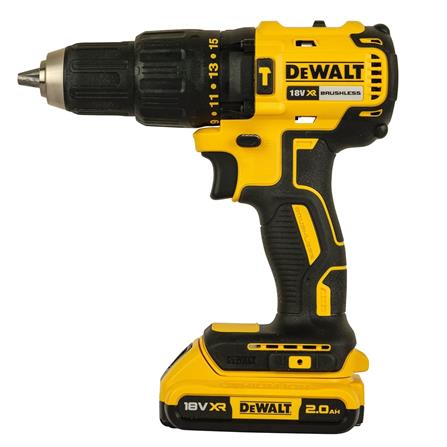 DEWALT CORDLESS 20V BRUSHLESS HAMMER DRILL (BATTERY INCLUDED)