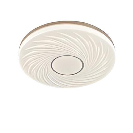 BRIGHT OBJECTIVES CEILING LAMP LED 15436-500 120WATT 3COLOUR CHANGING WHITE/WOOD 20"