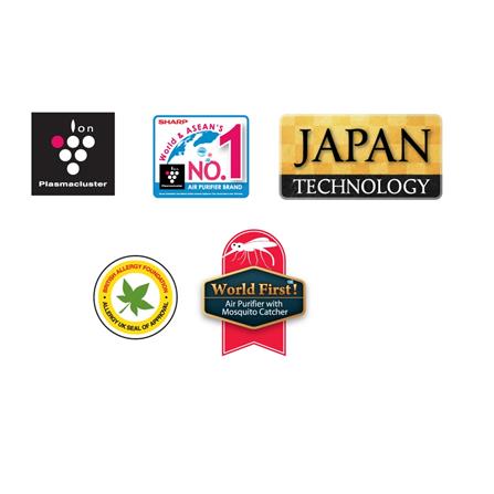 SHARP AIR PURIFIER FPJM40LB 23W 30M2 MOSQUITO CATCHER FIL 3 STAGE (PRE-FILTER, HEPA FILTER, DEODORIZING FILTER)