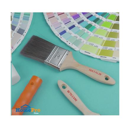 MATALL 2.5" SRT POLYESTER BRUSH WOOD HANDLE