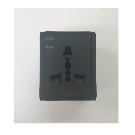 ZEATAR UNIVERSAL TRAVEL ADAPTOR Z3366 BLACK