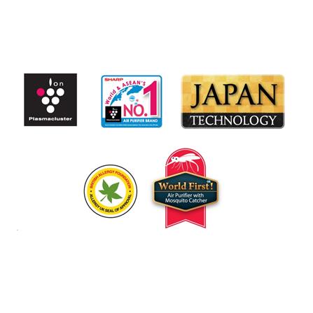 SHARP AIR PURIFIER FPJM30LB 53W 23M2 FILTER 3 STAGE (PRE-FILTER, HEPA FILTER, DEODORIZING FILTER)