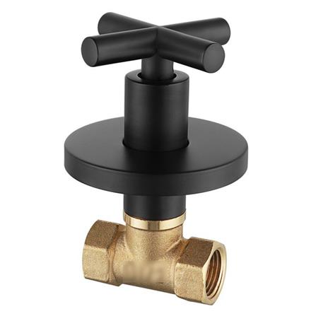 LIVINOX CONCEALED STOP VALVE QUARTER TURN LT-SV010BK BLACK