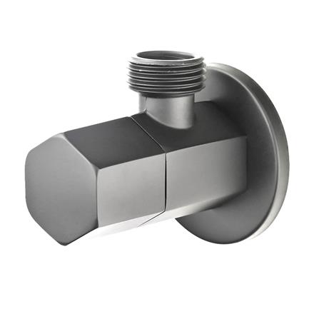 LIVINOX ANGLE STOP VALVE LT-AG05GM HEXAGON SHAPE GUN METAL H4.5XW6XD5CM