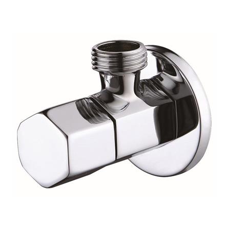 LIVINOX ANGLE STOP VALVE LT-AG05CH HEXAGON SHAPE CHROME H4.5XW6XD5 CM
