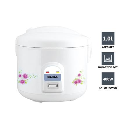 ELBA JAR RICE COOKER ERC-E1031(WH) 400W 1.0L