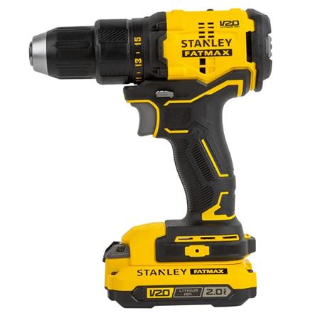 STANLEY CORDLESS 20V BRUSHLESS DRILL DRIVER (X2 BATTERY INCLUDED)