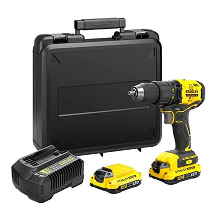 STANLEY CORDLESS 20V BRUSHLESS DRILL DRIVER (X2 BATTERY INCLUDED)