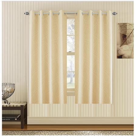 HLS CURTAIN EYELET HAZA UV 150X250CM CREAM