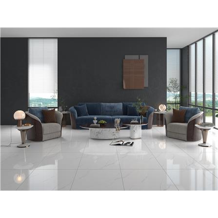 TARA FLOORTILE 60X60CM CARRARA WHITE 1.44M2