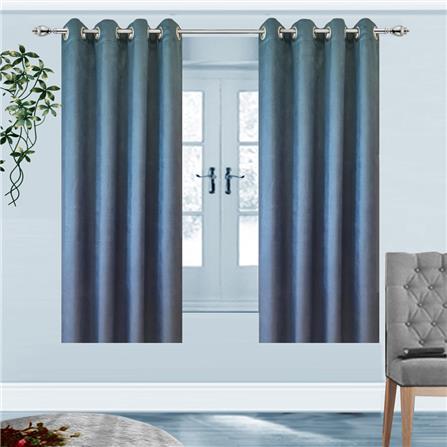 HLS CURTAIN EYELET GLOSSVA UV 130X180CM BLUE