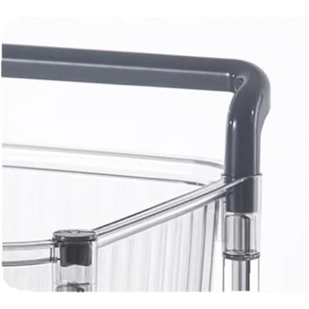 3TIER SHELVES BREIS 38.5x27.6x74.5 CLEAR