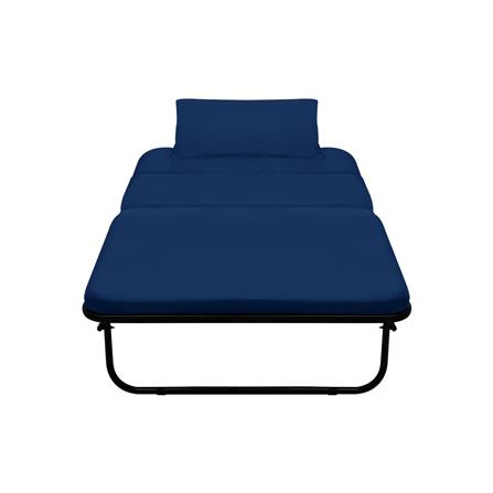 FOLDABLE BED WITH TOPPER HOME LIVING STYLE SKY 105X198X42CM NAVY [EXCLUSIVE FROM HOMEPRO THAILAND]