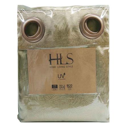 HLS CURTAIN EYELET GLOSSVA UV 130X280CM GOLD