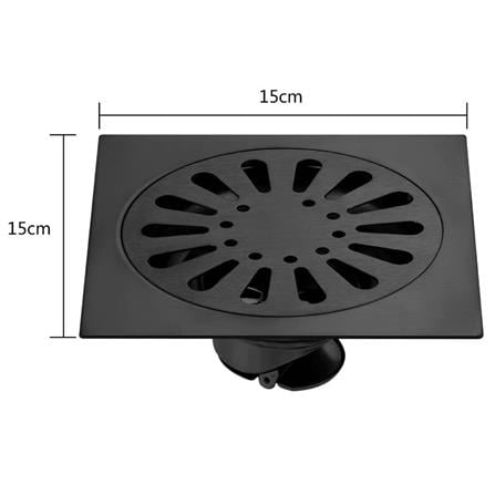CABANA STAINLESS STEEL FLOOR TRAP DRAIN CB6635-BL 150x150MM