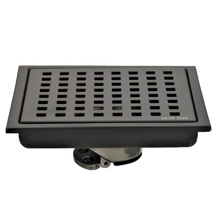 CABANA STAINLESS STEEL FLOOR TRAP DRAIN CB6409-BL 150X150MM