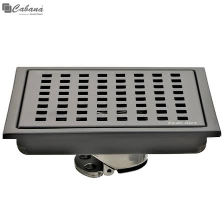 CABANA STAINLESS STEEL FLOOR TRAP DRAIN CB6409-GM 150X150MM