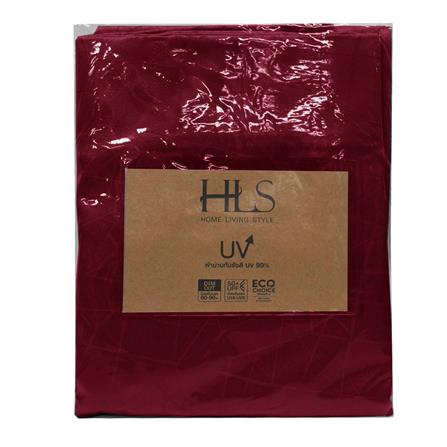 HLS CURTAIN HOOK LILY UV 140X250CM RED