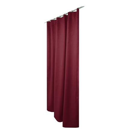 HLS CURTAIN HOOK LILY UV 140X310CM RED