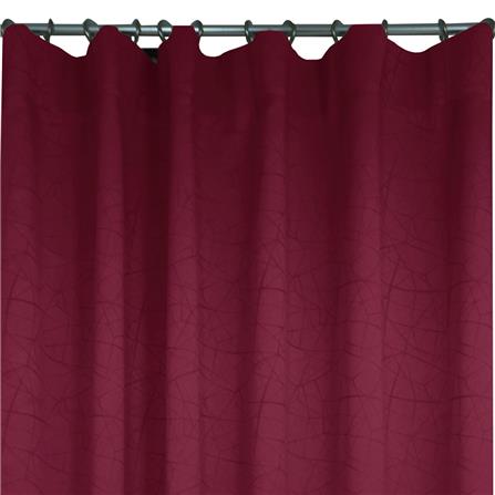 HLS CURTAIN HOOK LILY UV 140X310CM RED