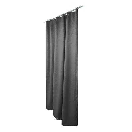 HLS CURTAIN HOOK LILY UV 140X310CM DARK GRAY