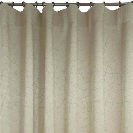 HLS CURTAIN HOOK LILY UV 140X250CM LIGHT BROWN