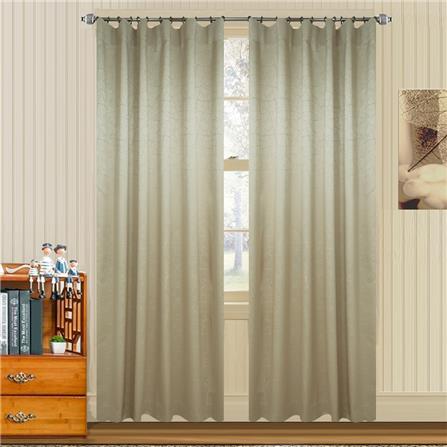 HLS CURTAIN HOOK LILY UV 140X250CM LIGHT BROWN