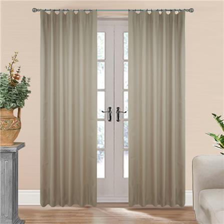 HLS CURTAIN HOOK ZAFA UV 130X220CM DARK BROWN