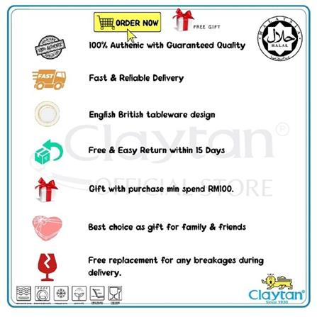 CLAYTAN CRIMSON BLUE  8"SIAM RICE BOWL