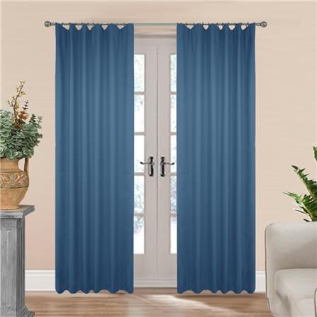 HLS CURTAIN HOOK ZAFA UV 130X310CM BLUE