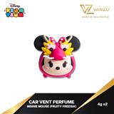 VANZO DISNEY SERIES CAR VENT PERFUME TSUM TSUM MINNIE MOUSE (FRUITY FREESIA) 4g