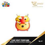 VANZO DISNEY SERIES CAR VENT PERFUME TSUM TSUM WINNIE THE POOH (CITRUS VERBENA) 4g