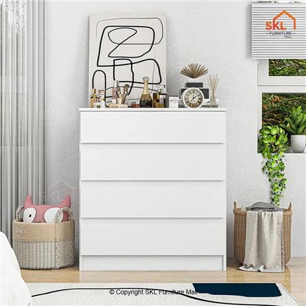 CHEST OF 4 DRAWERS FURDINI WHITE